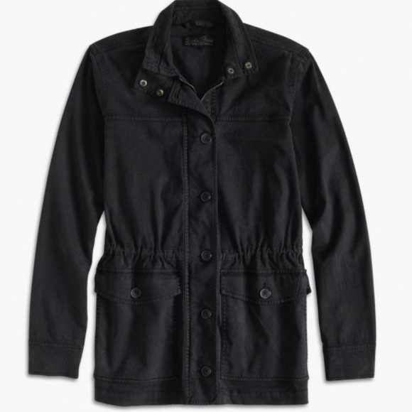 Lucky Brand Utility Jacket, Size Small in Washed Black - Picture 1 of 8